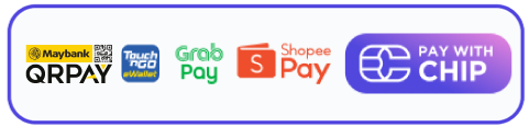 Bayar dengan E-Wallet — GrabPay, TnG, ShopeePay, Maybank QR Pay